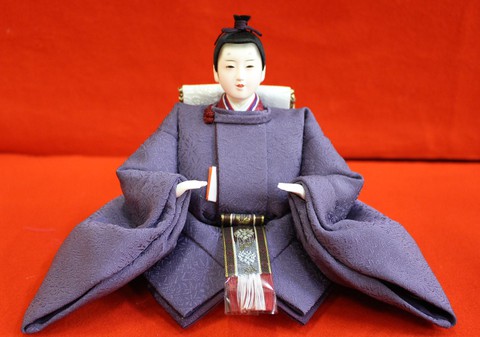 おひなさま　桐竹鳳凰（柄）　日本の絹糸　千八織